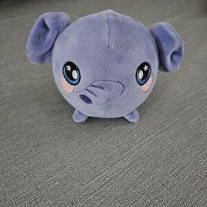 Squeezamals Purple Ellie Elephant Slow Rise Stress Ball Squishy Sensory Toy